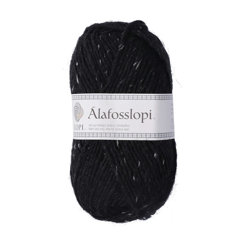 Lopi Alafosslopi 9975 Schwarz Tweed