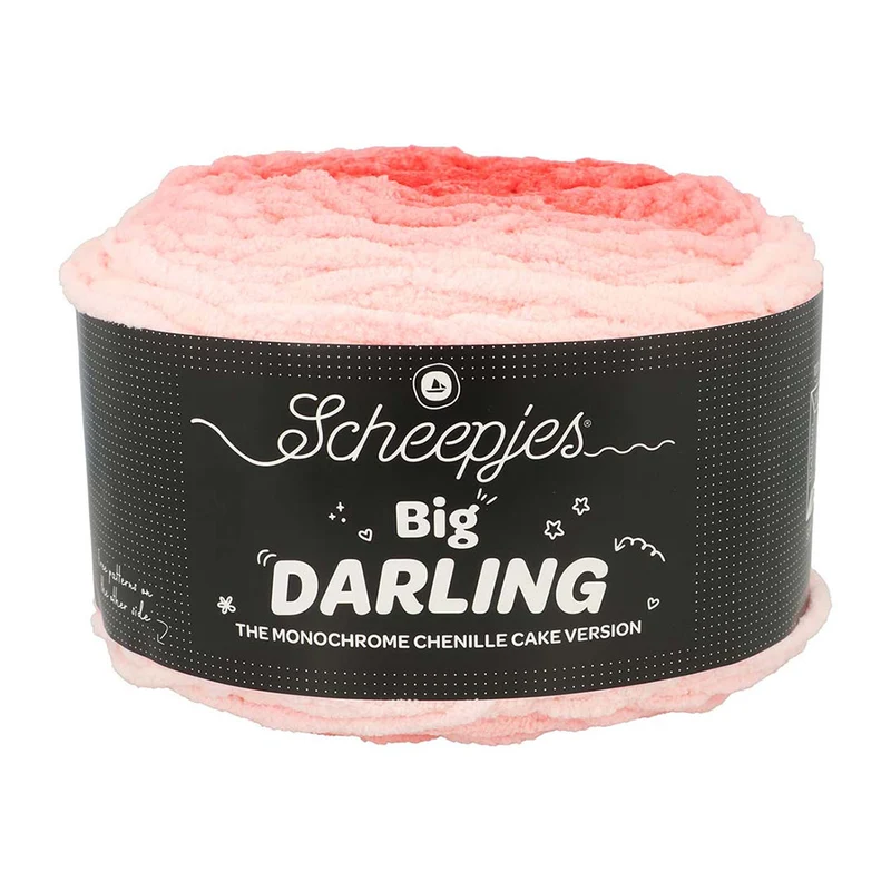Scheepjes Big Darling Monochrome Cake 417 Strawberry