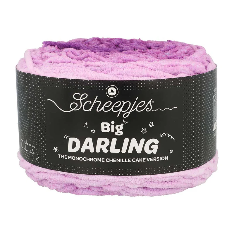 Scheepjes Big Darling Monochrome Cake 422 Eggplant