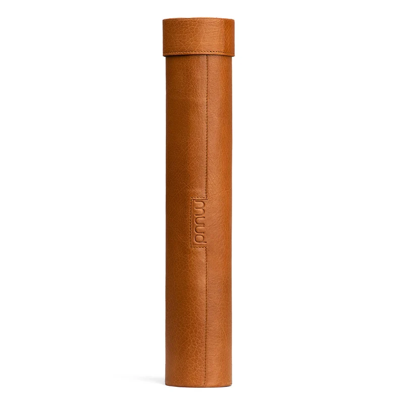 MUUD Upsala XL Whisky – Handgefertigte Aufbewahrungshülle aus Leder, 40 x 7,5 x 6,5 cm