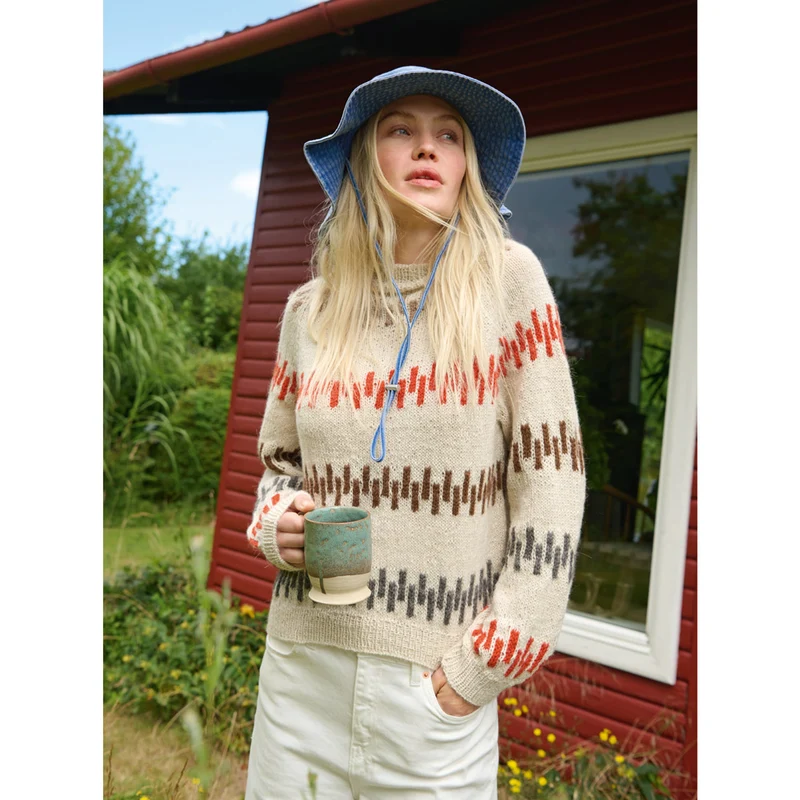 Lana Grossa Natural Lama Fine 114 Grau-Braun