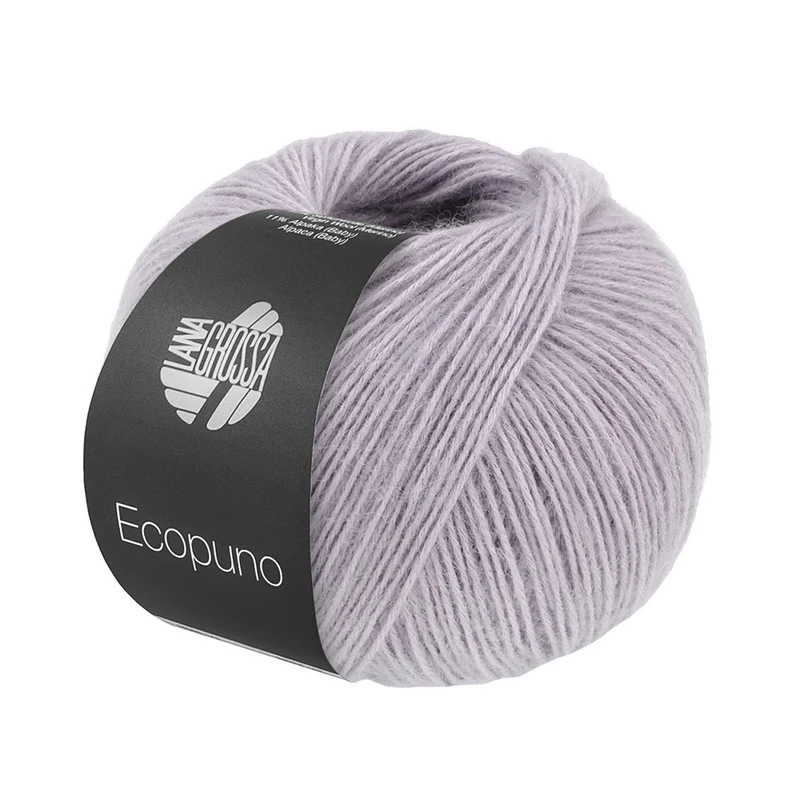 Lana Grossa Ecopuno 218 Grau-Lila