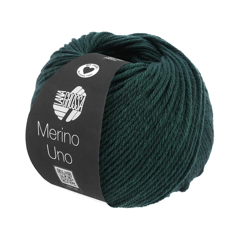 Lana Grossa Merino Uno 085 Tiefseegrün