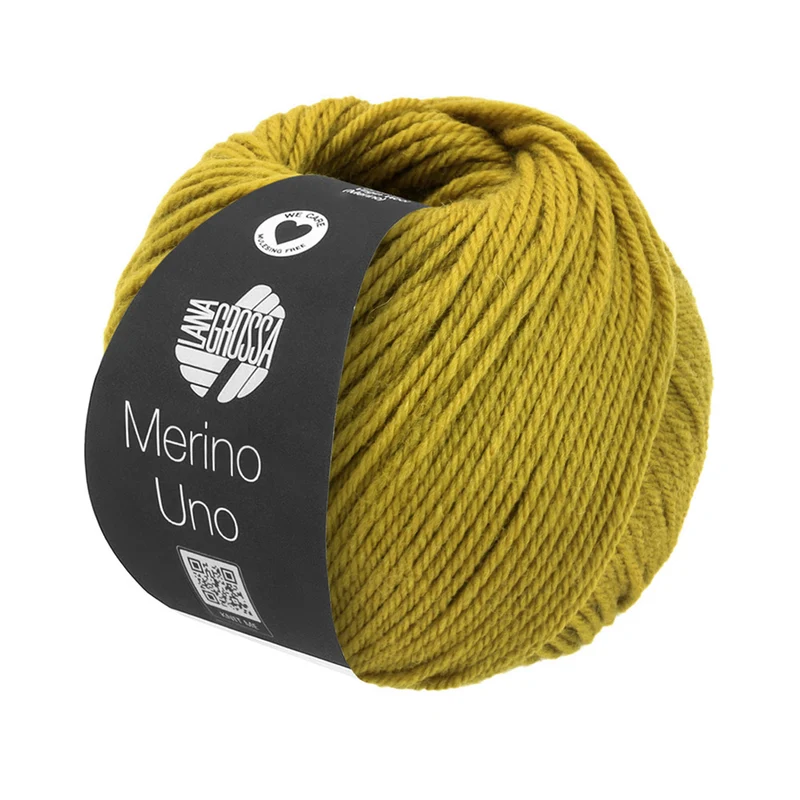 Lana Grossa Merino Uno 084 Senfgelb