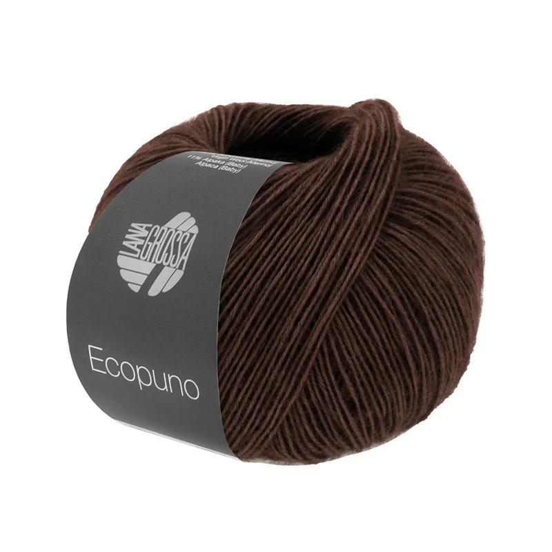 Lana Grossa Ecopuno 212 Schwarz-Braun