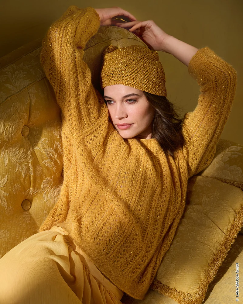 Lana Grossa Glamour 020 Dunkelrot