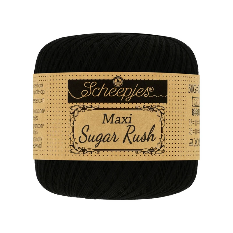 Scheepjes Maxi Sugar Rush 110 Schwarz