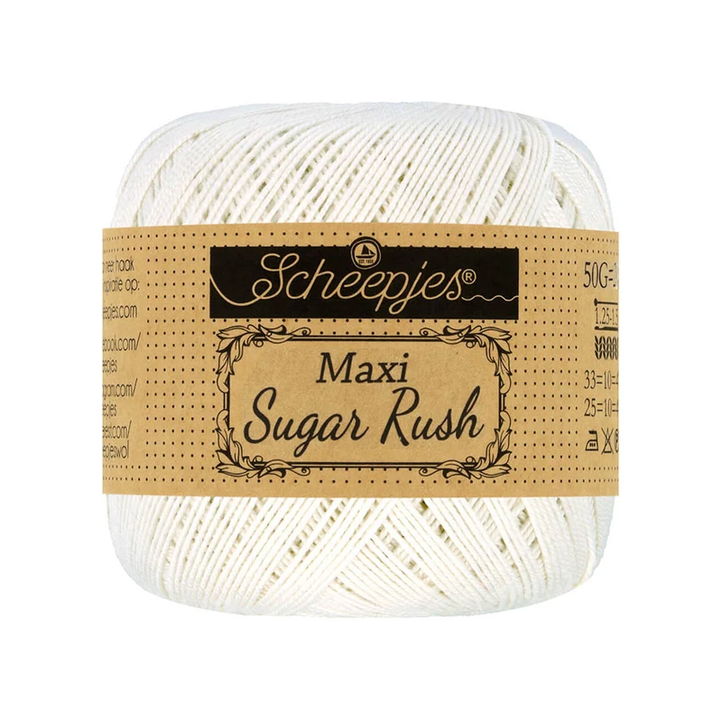Scheepjes Maxi Sugar Rush 105 Bridal White