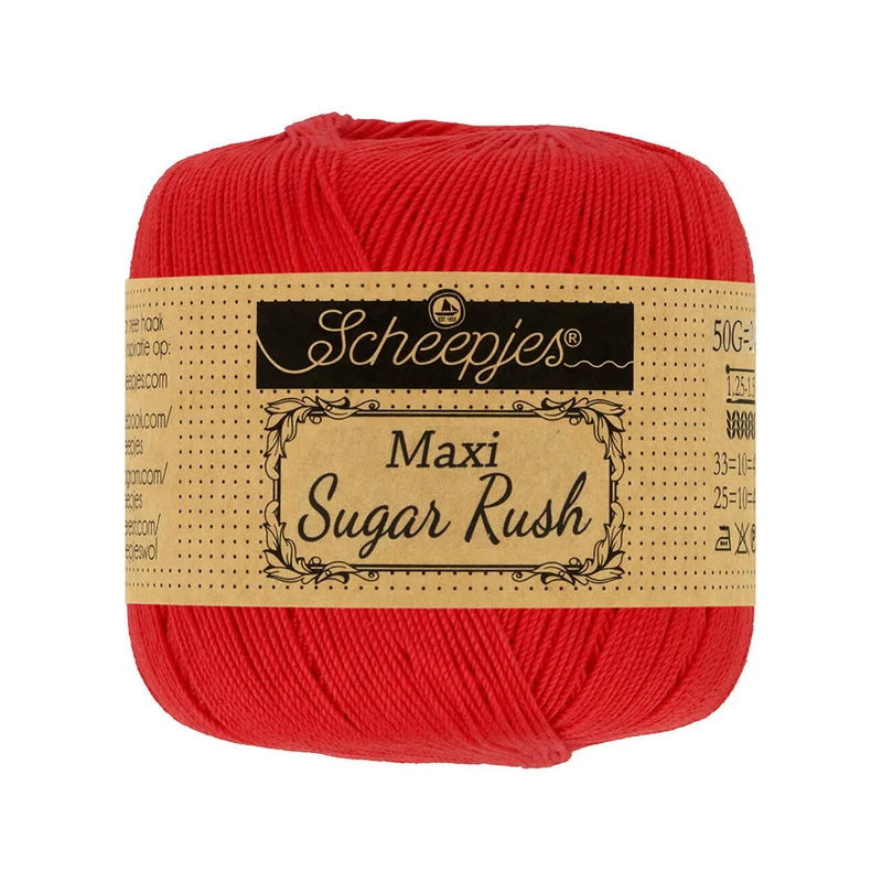 Scheepjes Maxi Sugar Rush 115 Hot Red