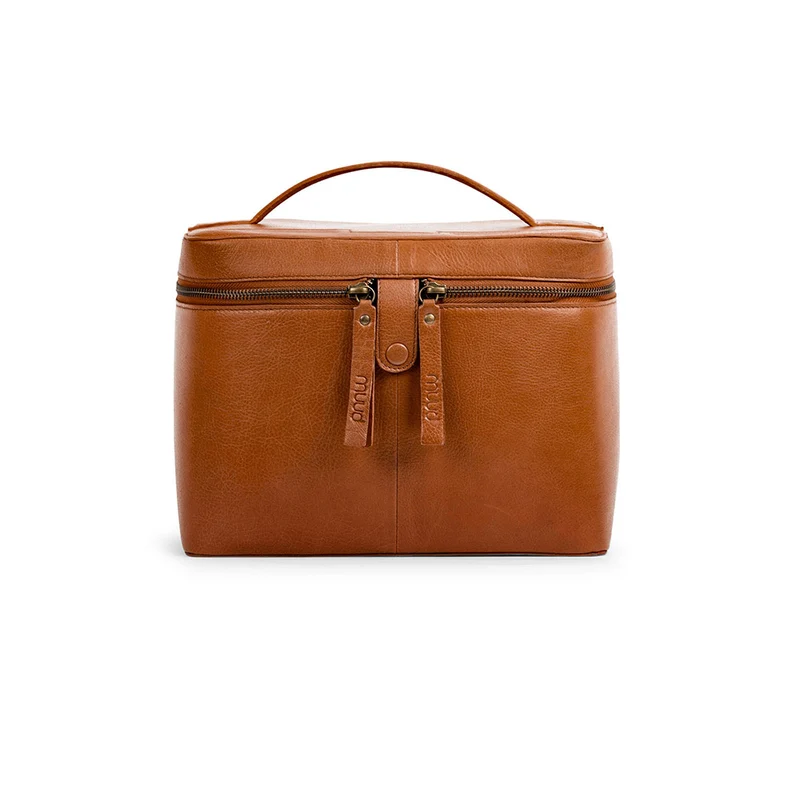 MUUD Lexi Whisky – Handgefertigte, geräumige Ledertasche „Whisky“ – 20 x 26 cm
