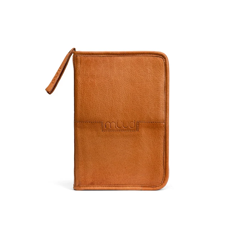 MUUD Effi Whisky – Handgefertigte Leder-Handtasche 22 x 15 x 6 cm