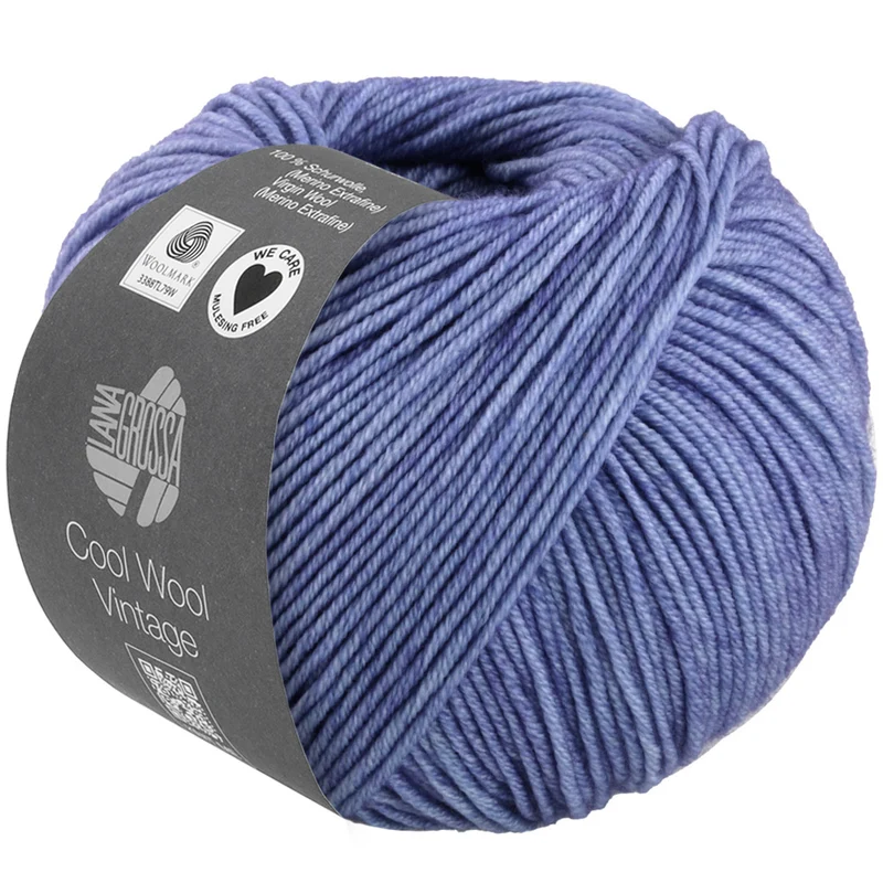 Lana Grossa Cool Wool Vintage 7378 Hellblau