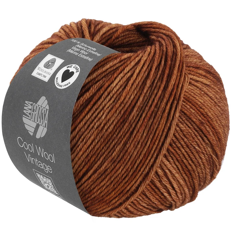 Lana Grossa Cool Wool Vintage 7383 Rehbraun