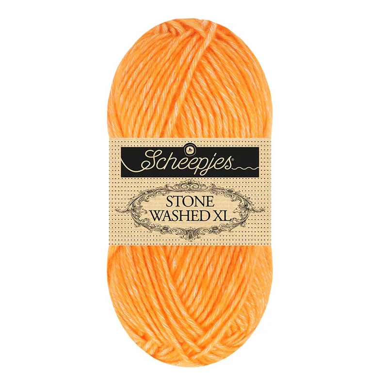 Scheepjes Stone Washed XL 882 Orange Calcite