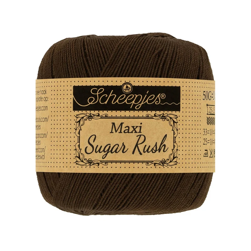 Scheepjes Maxi Sugar Rush 162 Black Coffee