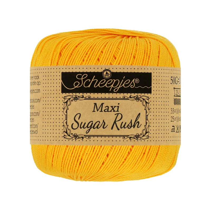 Scheepjes Maxi Sugar Rush 208 Yellow Gold