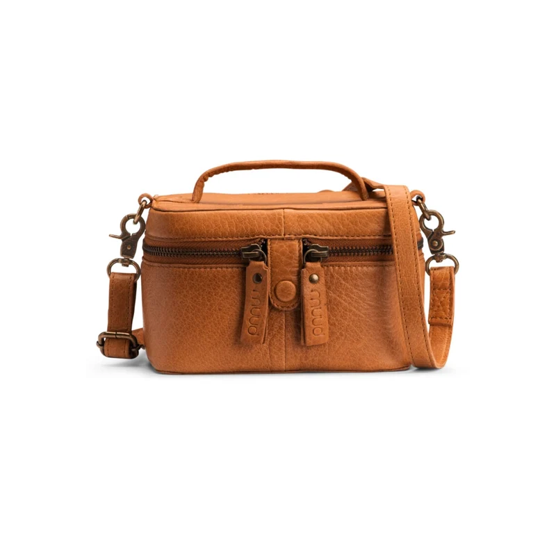 MUUD Lexi Mini Whisky – Handgefertigte Mini-Ledertasche für verschiedene Projekte, 18 x 11 x 11 cm
