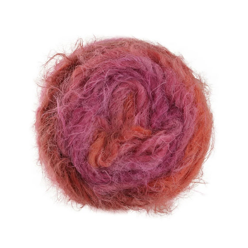 Lana Grossa Basta Mista 107 Rotviolett/Fuchsia/Altrosa/Weinrot/Burgunderrot