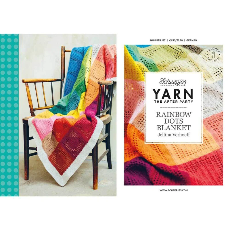 YARN The After Party Nr. 127 Rainbow Dots Blanket DE