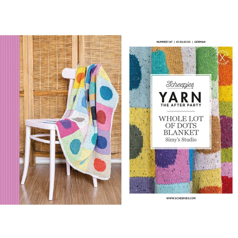 YARN The After Party Nr. 147 „Whole Lot of Dots“-Decke DE