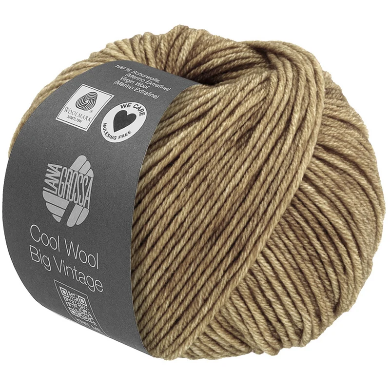 Lana Grossa Cool Wool Vintage Big 7182 Sandbeige