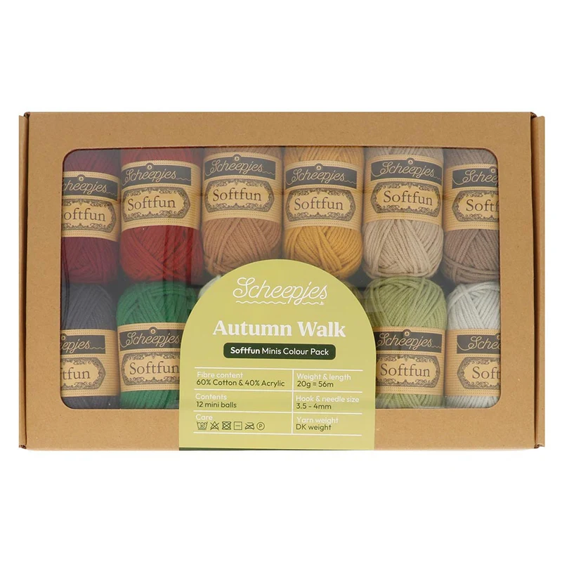 Scheepjes Softfun Colour Pack 12 x 20 g „Autumn Walk“