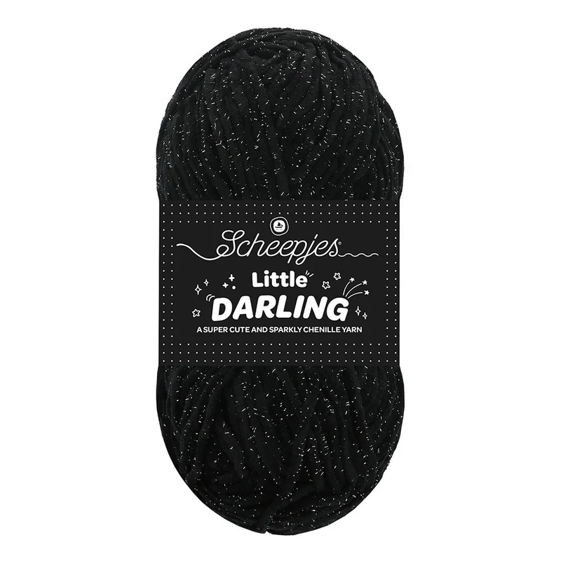 Scheepjes Little Darling Sparkle 410S Panda Sparkle