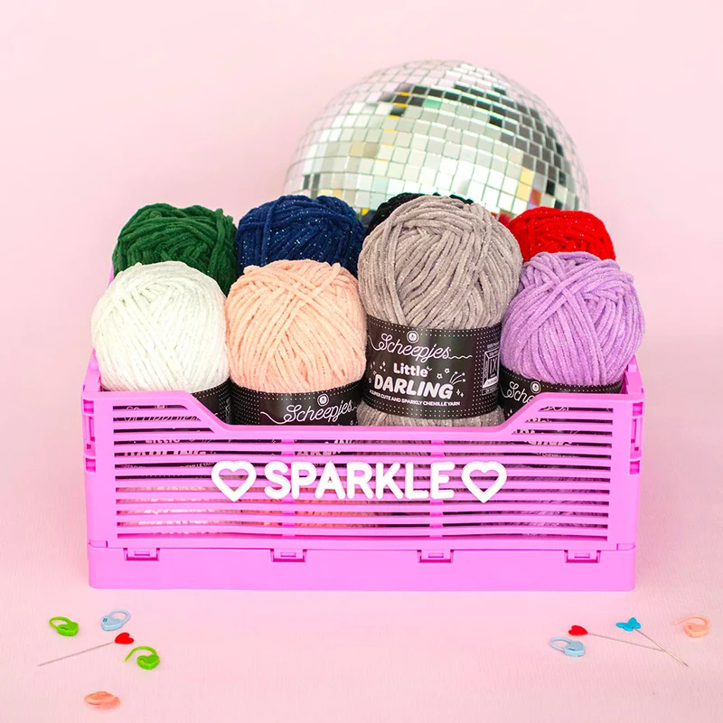 Scheepjes Little Darling Sparkle 410S Panda Sparkle