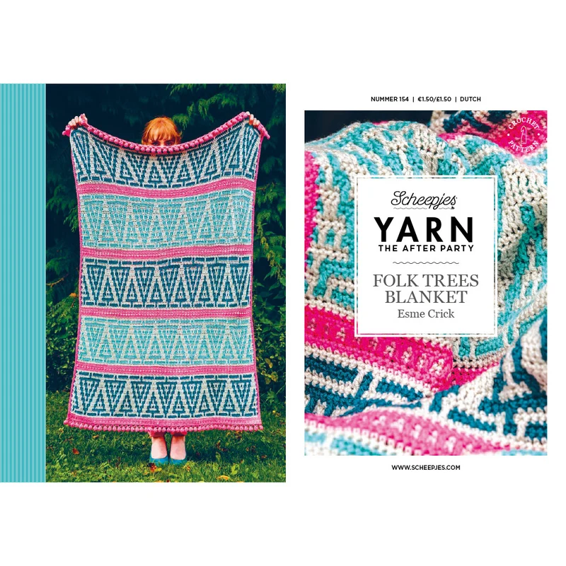 YARN The After Party Nr. 154 Folk Trees Blanket NL