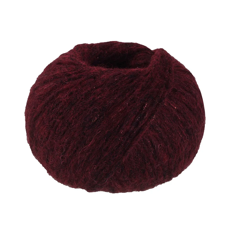 Lana Grossa Lucciola 0011 Schwarz-Rot