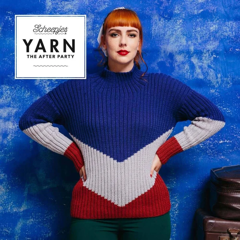 YARN The After Party Nr. 130 Chevron-Pullover NL