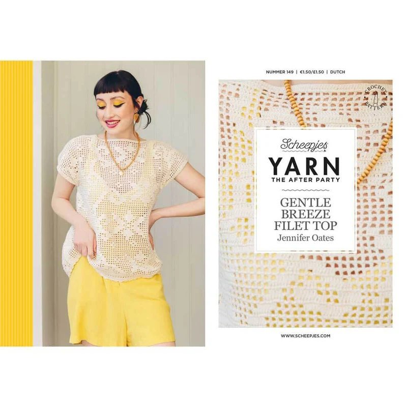 YARN The After Party Nr. 149 „Gentle Breeze“ Filet-Top NL