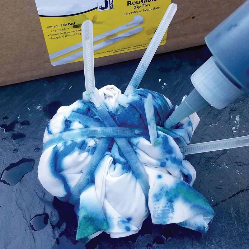 Jacquard Wolverfset Tie-Dye-Indigo-Set