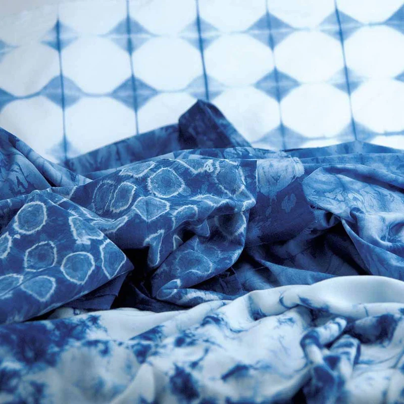 Jacquard Wolverfset Tie-Dye-Indigo-Set