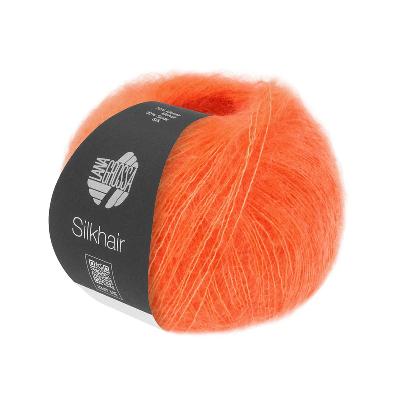 Lana Grossa Silkhair 207 Lachsorange
