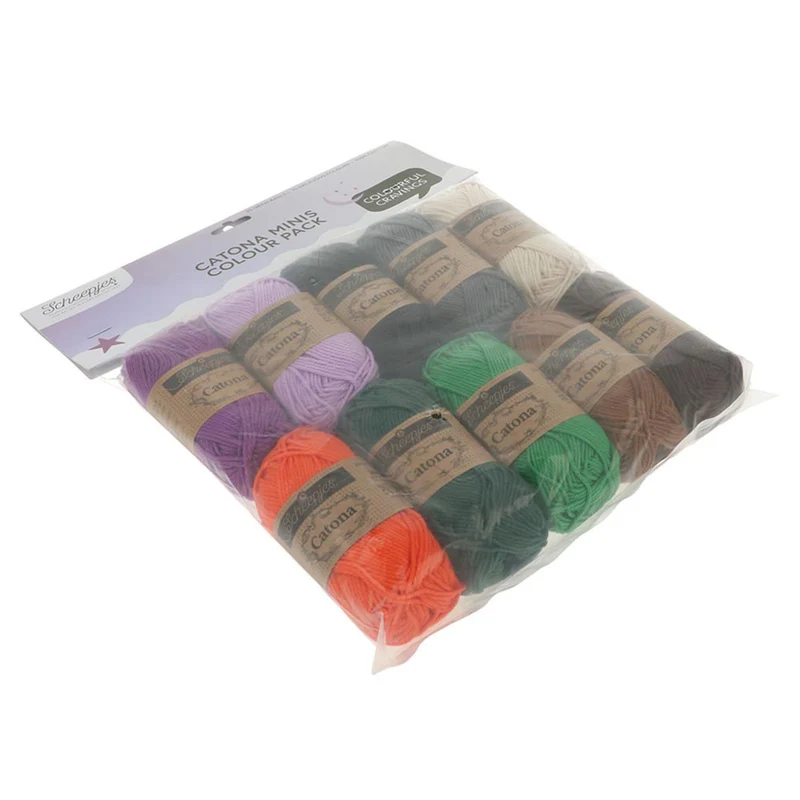 Scheepjes Catona Colour Pack Midnight Feast 10 × 25 g