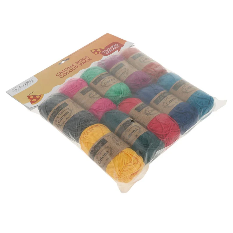 Scheepjes Catona Colour Pack Pizza Pie 10 x 25 g