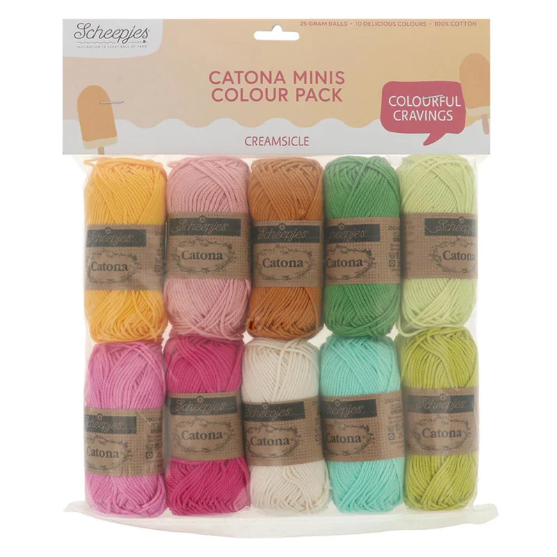 Scheepjes Catona Colour Pack Creamsicle 10 x 25 g