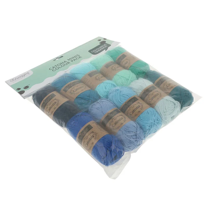 Scheepjes Catona Colour Pack Blueberry Fizz 10 × 25 g