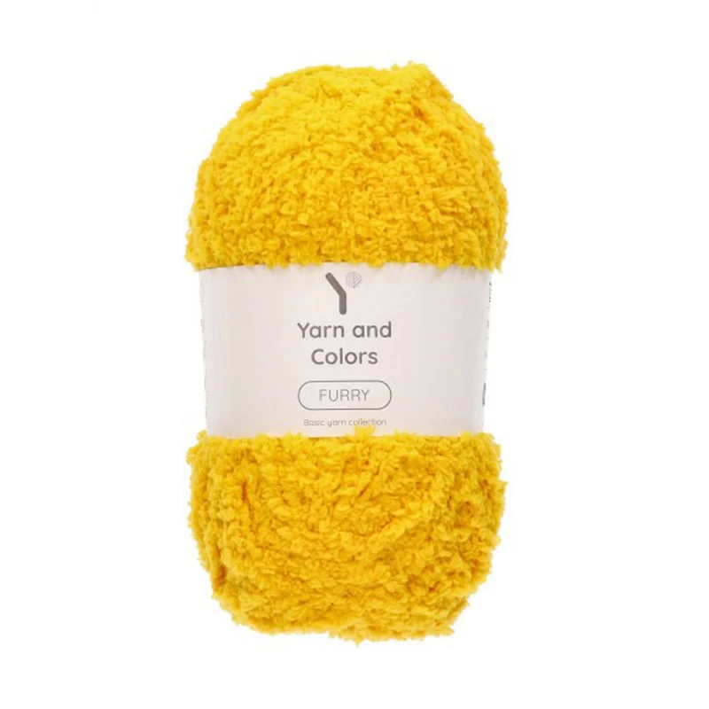 Yarn and Colors Furry 015 Senfgelb