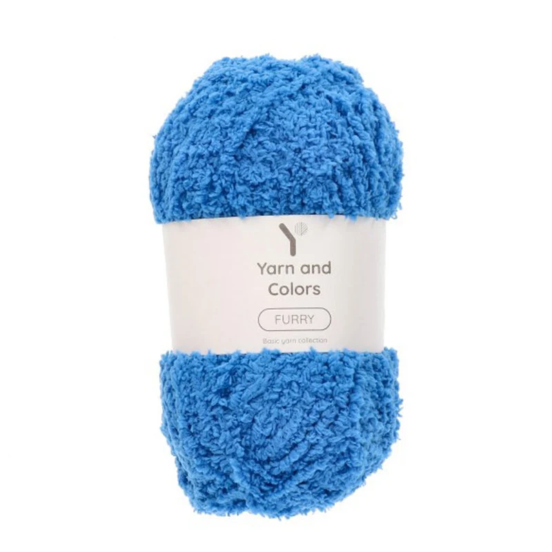 Yarn and Colors Furry 067 Pazifikblau