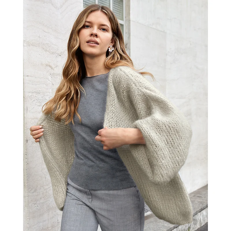 Lana Grossa Mohair Di Gio 023 Silbergrau