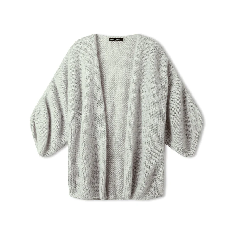 Lana Grossa Mohair Di Gio 023 Silbergrau