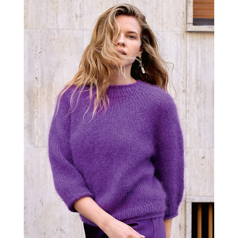 Lana Grossa Mohair Di Gio 023 Silbergrau