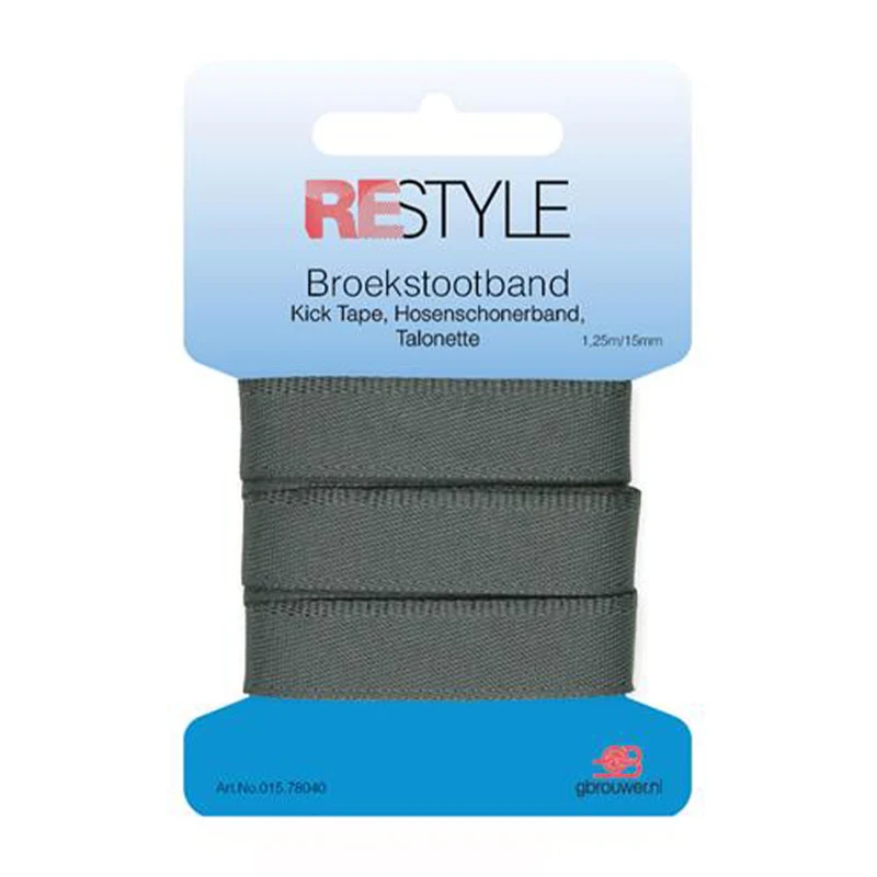 Restyle-Beinschoner 15 mm x 1,25 Meter 002 Grau