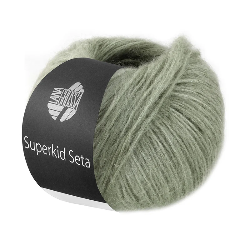 Lana Grossa Superkid Seta 017 Graugrün