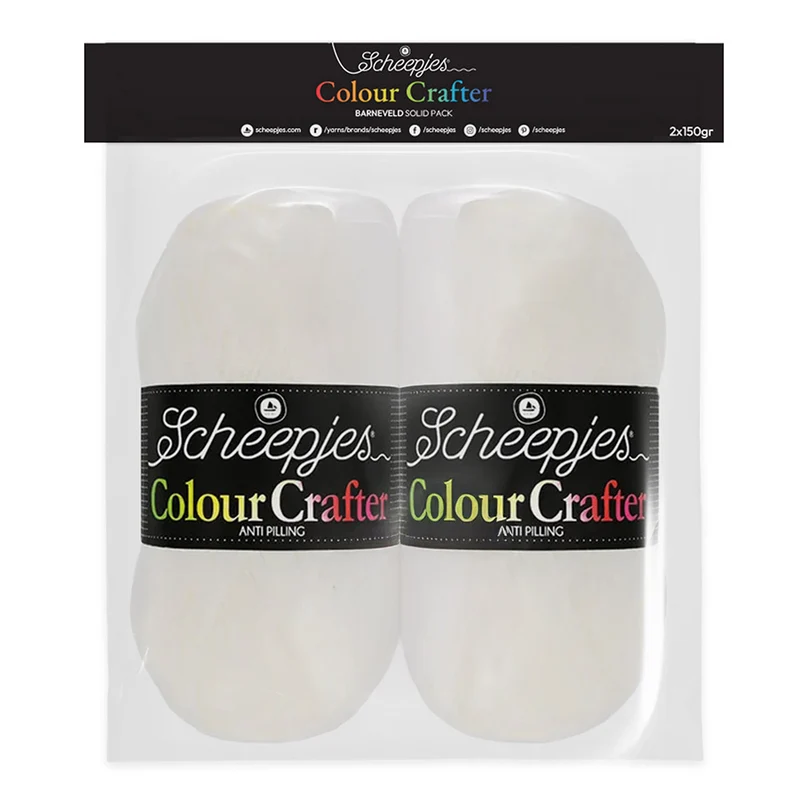 Scheepjes Colour Crafter Solid Pack 2 x 150 g Barneveld