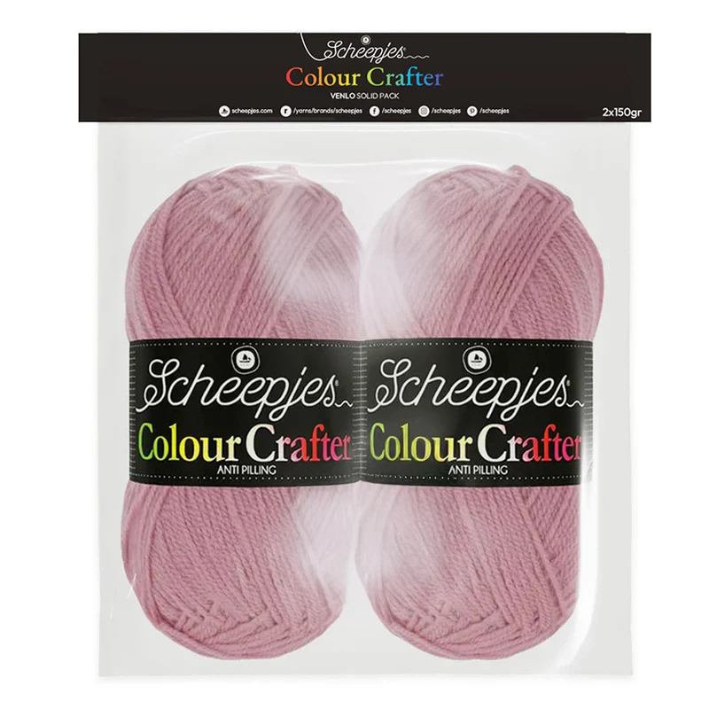 Scheepjes Colour Crafter Solid Pack 2 x 150 g Venlo