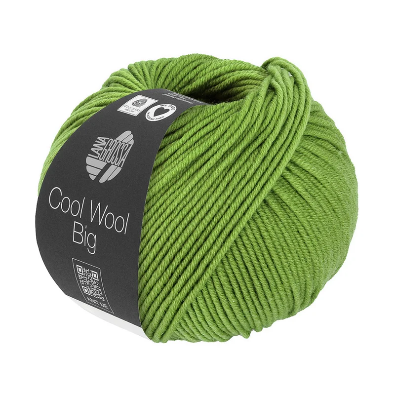 Lana Grossa Cool Wool Big 1022 Kleegrün