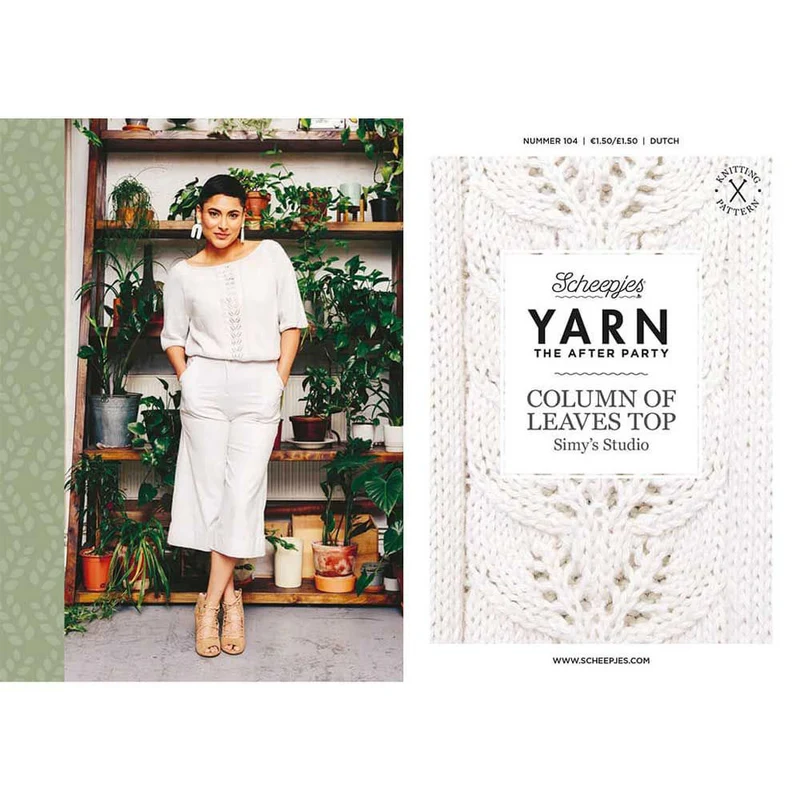YARN The After Party Nr. 104 „Column of Leaves“ Top NL